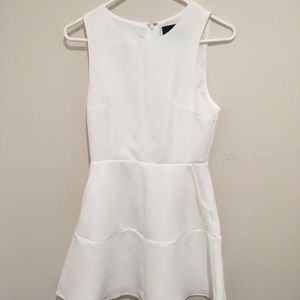 Vici dolls dress - white small with pockets